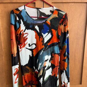 Multicolor second skin sweater